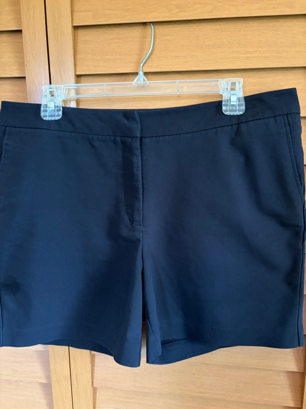 Women's Black Tailored Stretch Shorts